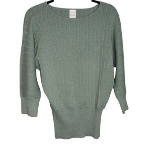 Madeleine Seafoam Sparkle Knit Sweater Size 4